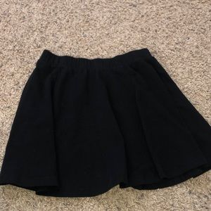 brand new black h&m skater skirt